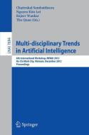 Multi-disciplinary Trends in Artificial Intelligence edito da Springer Berlin Heidelberg
