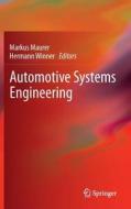 Automotive Systems Engineering edito da Springer-Verlag GmbH
