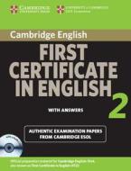 Cambridge First Certificate In English 2 For Updated Exam Self-study Pack di Cambridge ESOL edito da Cambridge University Press