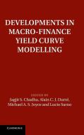 Developments in Macro-Finance Yield Curve Modelling edito da Cambridge University Press