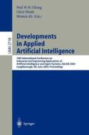 Developments in Applied Artificial Intelligence edito da Springer Berlin Heidelberg