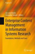 Enterprise Content Management in Information Systems Research edito da Springer Berlin Heidelberg