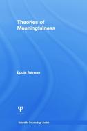 Theories of Meaningfulness di Louis Narens edito da Taylor & Francis Ltd