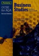 Gcse Business Studies: Teacher\'s Support Guide Aqa di Diane Canwell, Jon Sutherland edito da Oxford University Press