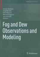 Fog and Dew Observations and Modeling edito da Springer Basel AG