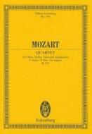 Quartet F Major Kv 370 di WOLFGANG AMA MOZART edito da Schott & Co