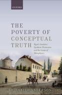The Poverty of Conceptual Truth di R. Lanier Anderson edito da OUP Oxford