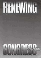Renewing Congress: A First Report di Thomas E. Mann, Norman J. Orstein edito da BROOKINGS INST