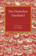 Des Deutschen Vaterland di Georg Kamitsch edito da Cambridge University Press