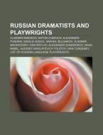 Russian Dramatists And Playwrights: Vlad di Books Llc edito da Books LLC, Wiki Series