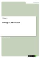 Lerntypen nach Vester di Anonym edito da GRIN Verlag