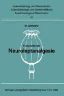 Fortschritte der Neuroleptanalgesie edito da Springer Berlin Heidelberg