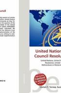 United Nations Security Council Resolution 1238 edito da Betascript Publishing