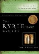 Nasb Ryrie Study Bible, Black Genuine Leather, Red Letter di Charles C. Ryrie edito da Moody Press,u.s.