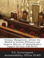 Embassy Management edito da Bibliogov