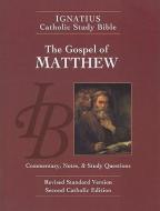 The Gospel According to Matthew di Scott Hahn edito da IGNATIUS PR