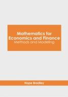 Mathematics for Economics and Finance: Methods and Modeling edito da NY RESEARCH PR