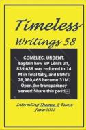 Timeless Writings 58 di Tatay Jobo Elizes Pub edito da Independently Published