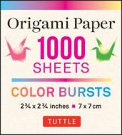 Origami Paper Color Burst 1,000 Sheets 2 3/4 In (7 Cm) edito da Tuttle Publishing