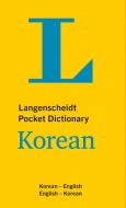 Langenscheidt Pocket Dictionary Korean edito da Langenscheidt bei PONS