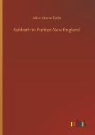 Sabbath in Puritan New England di Alice Morse Earle edito da Outlook Verlag