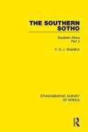 The Southern Sotho di V. G. J. Sheddick edito da Taylor & Francis Ltd