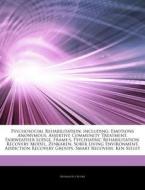 Psychosocial Rehabilitation, Including: di Hephaestus Books edito da Hephaestus Books
