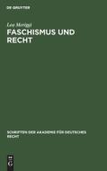 Faschismus und Recht di Lea Meriggi edito da De Gruyter