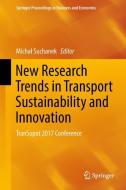 New Research Trends in Transport Sustainability and Innovation edito da Springer-Verlag GmbH