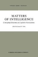 Matters of Intelligence edito da Springer Netherlands