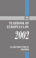 The Yearbook Of European Law edito da Oxford University Press