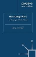 How Gangs Work di J. Densley edito da Palgrave Macmillan