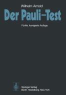 Der Pauli-Test di W. Arnold edito da Springer Berlin Heidelberg