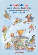 Arbeitsblätter zu den silbierten Geschichten aus der Leseraben-Reihe Band 11 bis 20 di Bettina Erdmann edito da Mildenberger Verlag GmbH