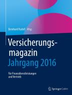 Versicherungsmagazin - Jahrgang 2016 edito da Springer-Verlag GmbH