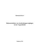 Rekonstruktion von Ausbreitungsvorgängen in der Urgeschichte di Hartmann Knorr edito da Books on Demand