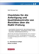 Checkliste 14 (Berichte MaBV-Prüfung), 6.A. di Wolf-Michael Farr edito da Idw-Verlag GmbH