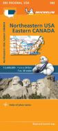 Northeastern Usa, Eastern Canada - Michelin Regional Map 583 di Michelin edito da Michelin Editions Des Voyages