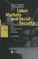 Labor Markets and Social Security edito da Springer-Verlag GmbH