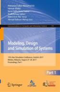 Modeling, Design and Simulation of Systems edito da Springer Singapore