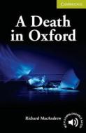 A Death in Oxford Starter/Beginner di Richard MacAndrew edito da Cambridge University Press