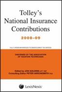 Tolley's National Insurance Contributions di Jon Golding, Peter Arrowsmith edito da LexisNexis UK