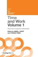 Time and Work, Volume 1 di Abbie J. Shipp edito da Taylor & Francis Ltd