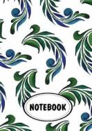 Notebook: Dot-Grid, Graph Grid, Lined, Blank Paper: Leaves Background: Journal Diary, 110 Pages, 7 X 10 (Notebook Journal) di Lisa Fox edito da Createspace Independent Publishing Platform