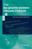 Das Gesamte Examensrelevante Zivilrecht: Fur Studenten Und Rechtsreferendare di Jurgen Plate edito da Springer