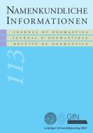 Namenkundliche Informationen 113 edito da Leipziger Universitätsvlg
