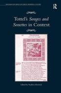 Tottel's Songes and Sonettes in Context edito da Taylor & Francis Ltd