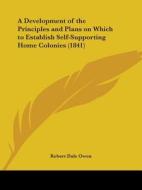 A Development Of The Principles And Plans On Which To Establish Self-supporting Home Colonies (1841) di Robert Owen edito da Kessinger Publishing, Llc