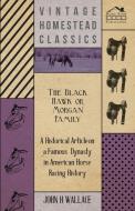 The Black Hawk or Morgan Family - A Historical Article on a Famous Dynasty in American Horse Racing History di John H. Wallace edito da KELLOCK ROBERTSON PR