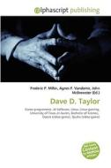 Dave D. Taylor edito da Vdm Publishing House